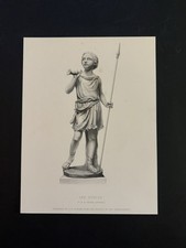 Antiker gravur jugendlicher - gravur,