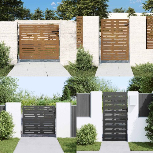 Gartentor quadratisch design - quadratisch,