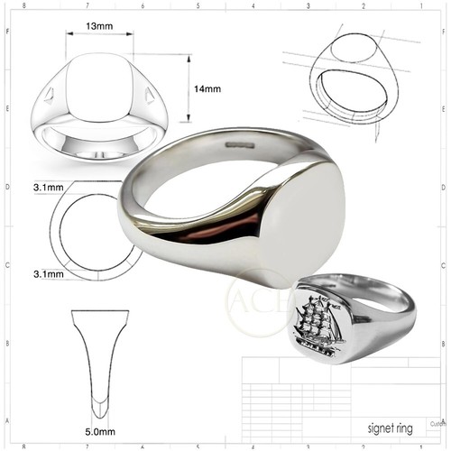 Neu schwer kissen signet ringe - kissen,
