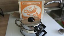 Komet-Typ-7117Waffeleisen/Hörncheneisen/Hörnchenautomat,Chrom,OVP,NEUWERTIG!