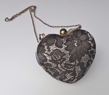 Handtasche Abendtasche Abend Mini Clutch Bag Tasche - 13x13x7 Umhängetasche Herz