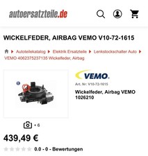 Vemo Schleifring Wickelfeder