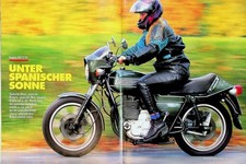 Motorrad Classic 1479) Sanglas 500 S2 V5 in einer seltenen Vorstellung auf 6 Sei