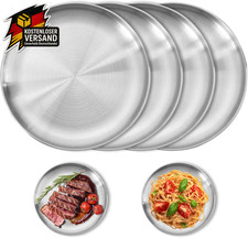 Edelstahl Geschirr rund 20 cm