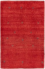 Perser Gabbeh Teppich Rot