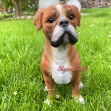 Boxer Hund Figur Statue