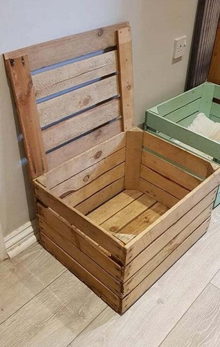 Holzkorb mit deckel - holzkorb,