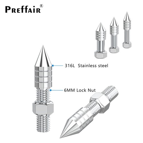 Edelstahl audio fuß - 4x, spike