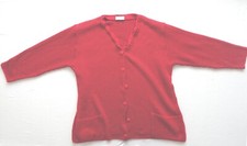 Strickjacke rot Knopfleiste KURT KÖLLN Gr. L