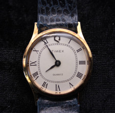 Vintage Damen Armbanduhr Quarz Timex Wasserdicht Edelstahlboden
