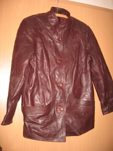 Damen lederjacke ca 40 - damen,