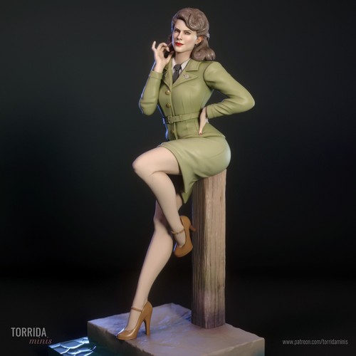 Sexy peggy carter army uniform - peggy,