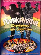 Frankenstein - Zweikampf der Giganten - Filmposter A1 84x60cm gefaltet