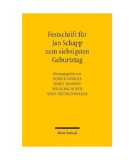 Festschrift für Jan Schapp
