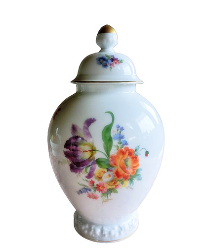 Vase mit deckel - deckel, urnenvase