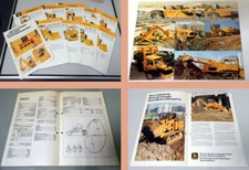 John Deere Planierraupe Laderaupe, 10 Prospekte 1975-1977
