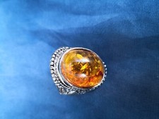 Modeschmuck Ring, silberne