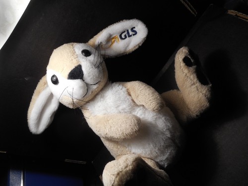 Stofftier hase sitzend - stofftier,,