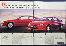 Mazda MX 3 und MX 6, originale Werbung aus 1991,  Großformat