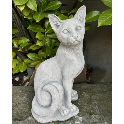 Katze sitzend tierfigur - sitzend, aus