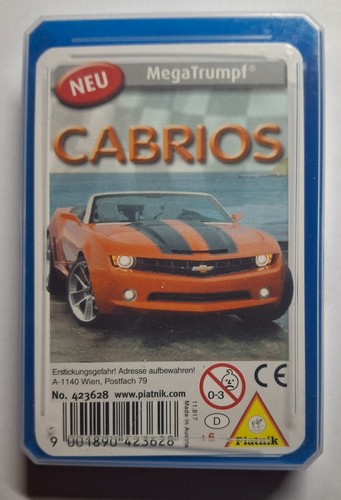 Quartett cabrios neu - quartett, cabrios,