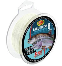 WFT TargetFish 8fach geflochten - Forelle Meerforelle Transparent  - je 100m 