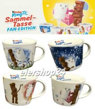 Alle 4 versch. KINDER RIEGEL SAMMELTASSEN 2025 Ferrero Milky & Schoki unbenutzt!