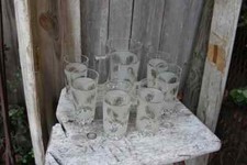 7 teiliges Glaskrug Set Krug