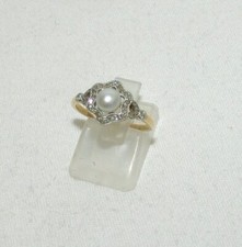 Ein alter Ring Art Deco Gold