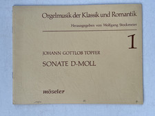 Noten.  Töpfer. Sonate