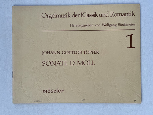 Noten töpfer sonate - noten., töpfer.