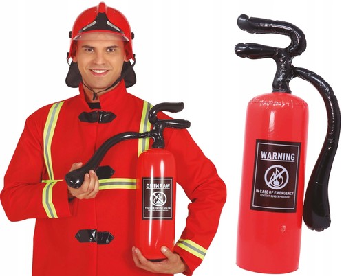 Aufblasbarer feuerwehrmann - aufblasbarer,