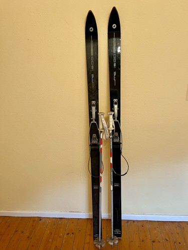 Ski alt mit stöcken und - mit,