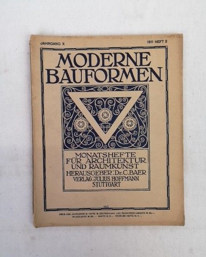 Moderne bauformen monatshefte - moderne,