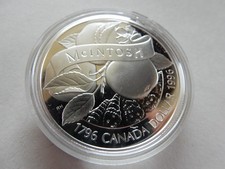 KANADA 1 DOLLAR 1996 PP McINTOSH SILBER 25,28 GRAMM