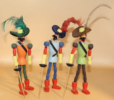 Die 3 Musketiere Biegefiguren