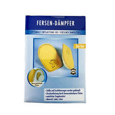 Fersen Dämpfer echt Leder 2er Set optimale Entlastung Einlegesohle Fersenpolster