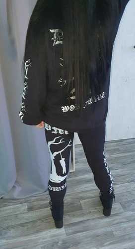 Dsbm emo black metal leggings - dsbm,