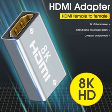 HDMI Adapter 8K 4K UHD 3D Adapter Hochgeschwindigkeitskabel Verlängerungsstecker