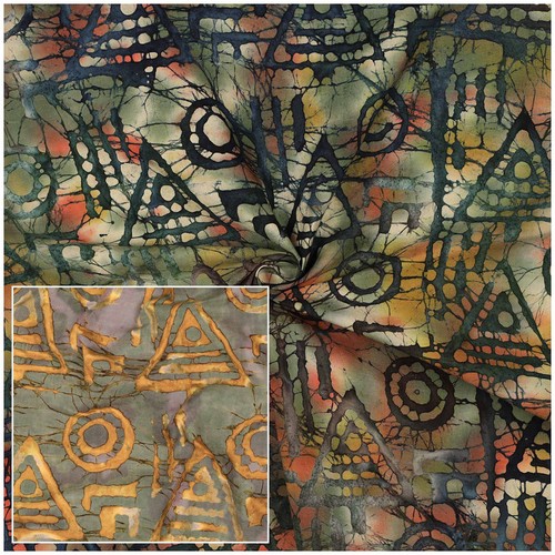 Batikstoff ethno muster - ethno,