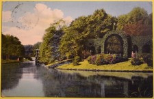 AK Postkarte Bremen 1915 Bürgerpark Gruß an Familie Boldt Lingen Ems Georgstraße