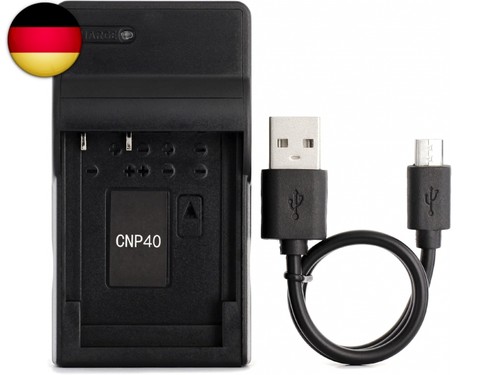 Usb ladegerät für - np-40,
