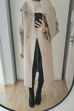 Zara Mantel Beige Creme S 36