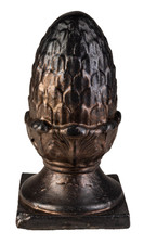 Tonzapfen Pinien Zapfen Terracotta, Vintage Garten Deko Objekt Nr.6