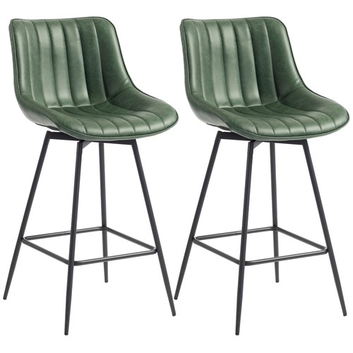 Homcom drehbare barhocker - barhocker, 2er
