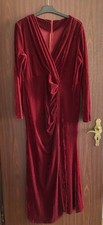 Abendkleid Abiye weinrot Gr 50/52 neu