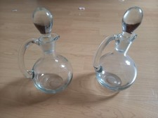 Karaffen Glas 2Stk. Essig-Öl Dekorativ