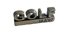 PIN - VW - Volkswagen - Golf Schriftzug - 3D Ansicht - IAA 1997 - Pins