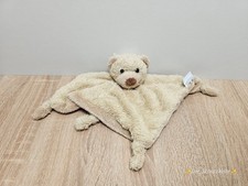 TAVOLINCHEN Schmusetuch Bär Schnuffeltuch Kuscheltuch beige