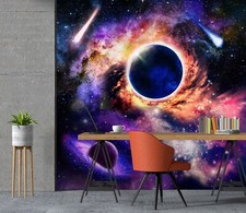 3D Blau Planet H6914 Tapete